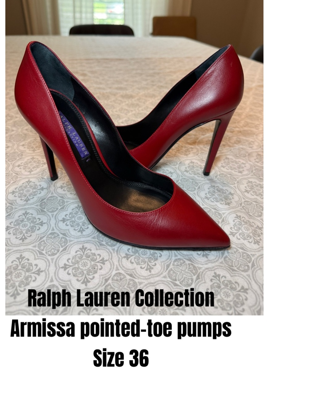 Ralph Lauren Collection Armissa pointed-toe pumps Size 36